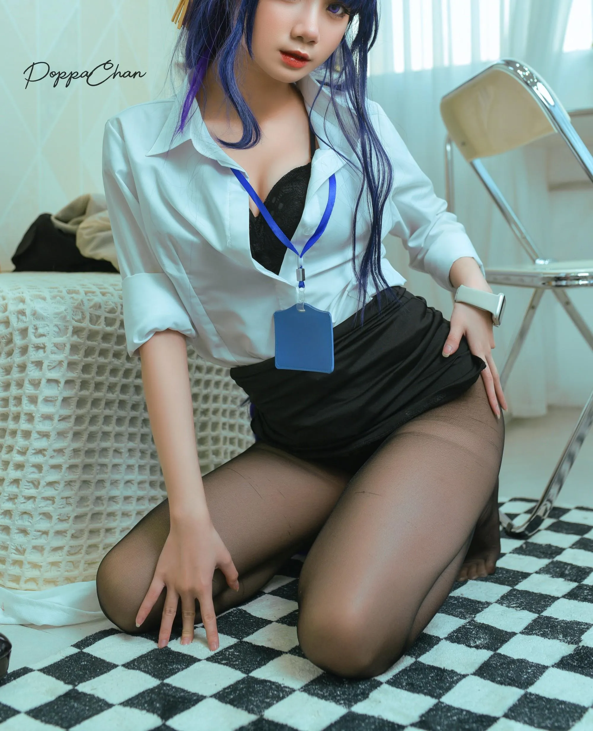 PoppaChan – NO.021 Raiden Shogun Officer [25P]插图2